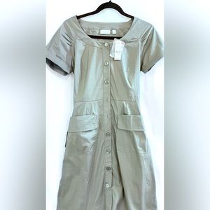 New York & Company dress New with tags gray short sleeve has pockets